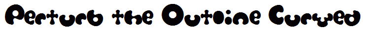 Perturb the Outline Curved