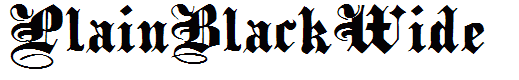 PlainBlackWide