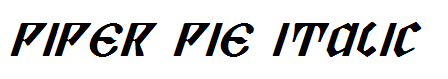 Piper Pie Italic