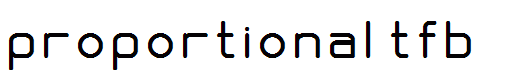 proportional tfb