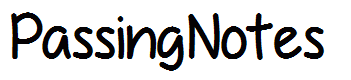 PassingNotes