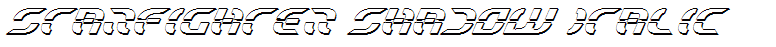 Starfighter Shadow Italic