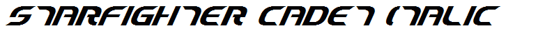 Starfighter Cadet Italic