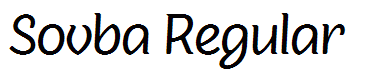 Sovba Regular