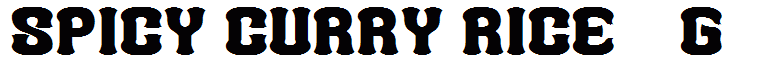 Spicy Curry Rice__G