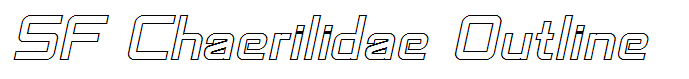 SF Chaerilidae Outline