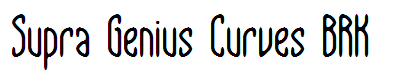 Supra Genius Curves BRK