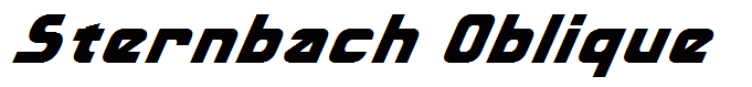 Sternbach Oblique