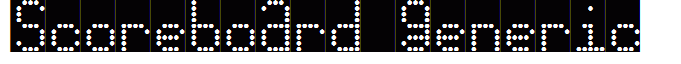 Scoreboard generic
