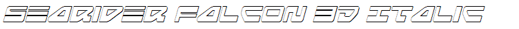Searider Falcon 3D Italic
