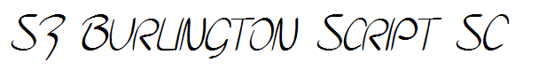 SF Burlington Script SC