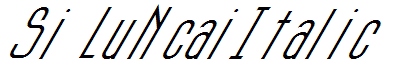 Si LuNcaiItalic