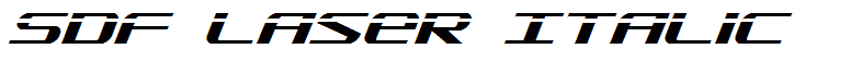 SDF Laser Italic