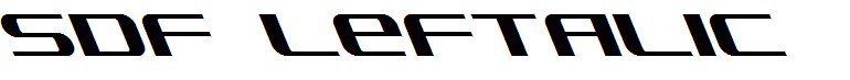 SDF Leftalic
