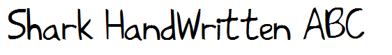 Shark HandWritten ABC