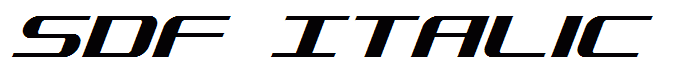 SDF Italic