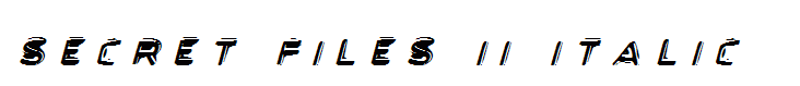Secret Files II Italic