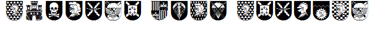 Spanish Army Shields