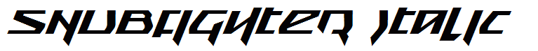 Snubfighter Italic