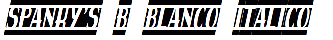 spanky's b blanco italico