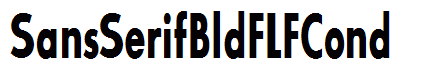 SansSerifBldFLFCond