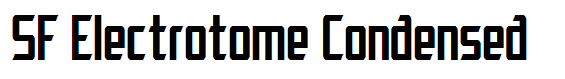 SF Electrotome Condensed