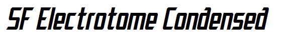 SF Electrotome Condensed
