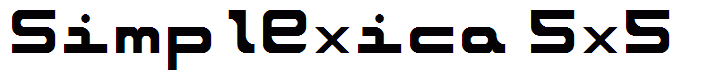 Simplexica 5x5