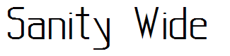 Sanity Wide