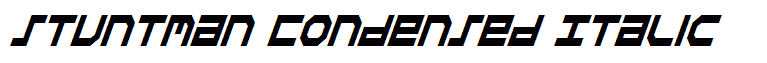 Stuntman Condensed Italic