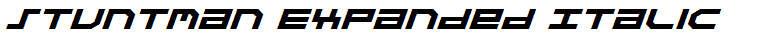 Stuntman Expanded Italic