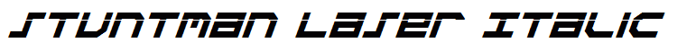 Stuntman Laser Italic