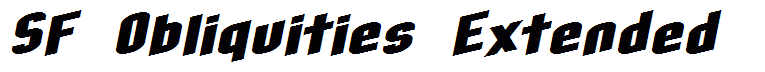 SF Obliquities Extended