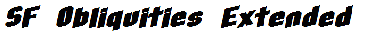 SF Obliquities Extended