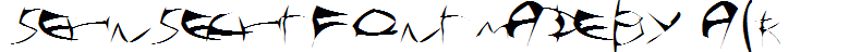 Sehnsecht Font Made By: AiR
