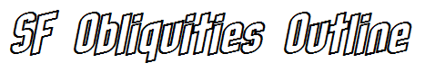 SF Obliquities Outline