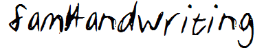 SamHandwriting