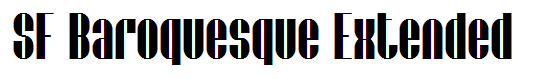 SF Baroquesque Extended