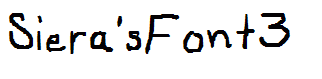Siera'sFont3