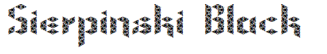 Sierpinski Black