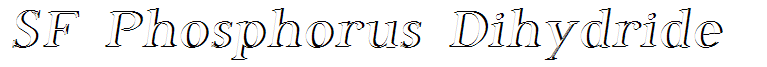 SF Phosphorus Dihydride