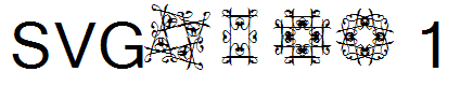 SVGfont 1