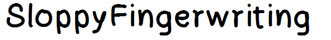 SloppyFingerwriting