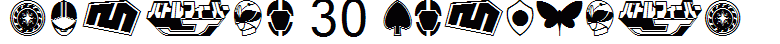 Sentai 30 Dingbats