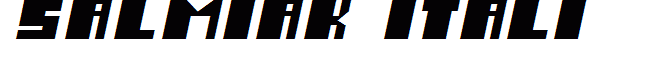 Salmiak Italic