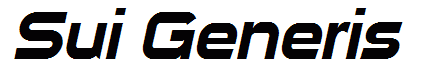 Sui Generis