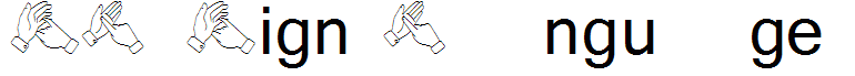 SL Sign Language