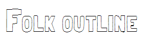 Folk outline