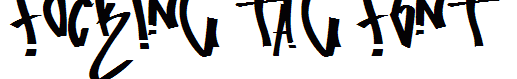 fucking tag font