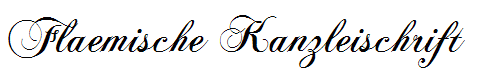 Flaemische Kanzleischrift
